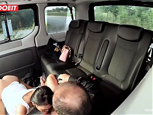 LETSDOEIT - super-naughty nubile drills and inhales cab Driver