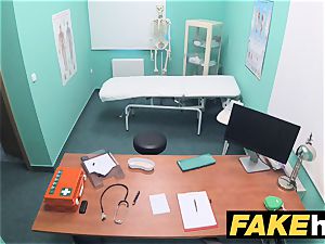 fake health center rest room room blowjob and boinking